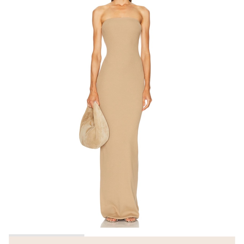 Eterne Taupe Maxi Dress NWT